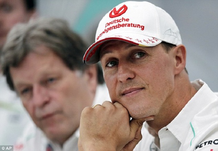 Ghoulish photograph of Michael Schumacher offered for £1million 
